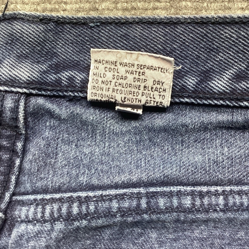 Vintage Bill Blass High Waisted Mom Jeans Size 6 Blue 90s Grunge Pleated - Picture 5 of 10